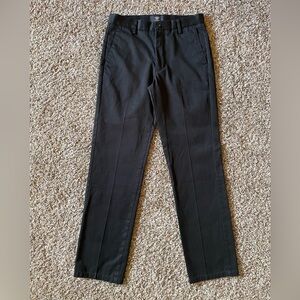 Dockers Flat Front Straight Fit Black Chino Pants 29x32 (measures 29/30) EUC